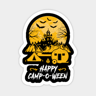 Happy Camp-O-Ween Campoween Funny Camping Halloween Magnet