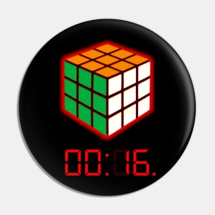 I solve a rubik's cube in 16 seconds t-shirt Pin