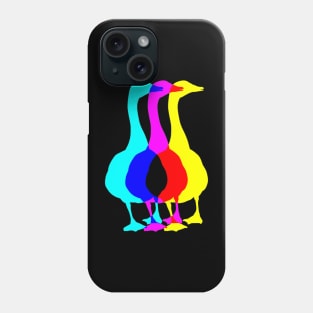 Trippy Multi-Colored Goose Phone Case