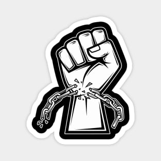 Black Power Fist, Breaking Chains Magnet
