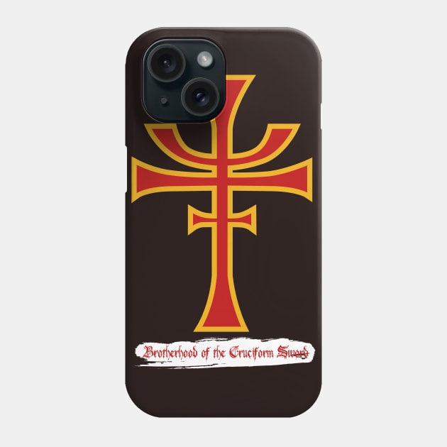 Brotherhood of the Cruciform Sword Phone Case by Buff Geeks Art