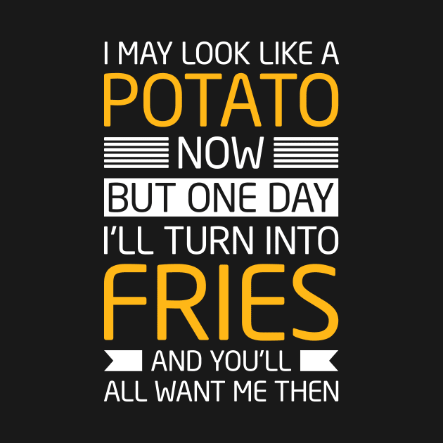 Workout Motivational Fitness I May Look Like A Potato Now by celeryprint