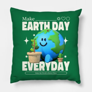 Earth Day Save The Planet Go Green Environmentalist Environment Pillow