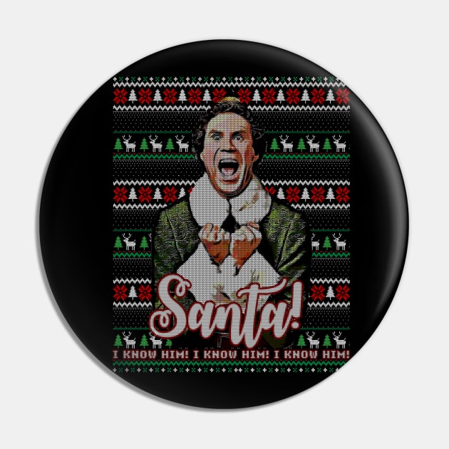 Buddy the Elf Pin by Amandeeep