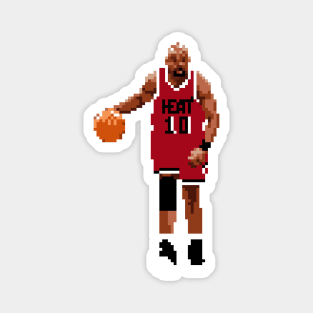 Tim Hardaway Heat Pixel Dribble Magnet