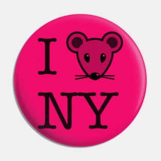 I rat NY Pin