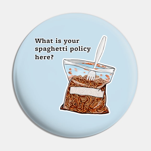 Charlie's Spaghetti Pin by NightMan Designs