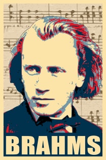 Johannes Brahms Music Composer Magnet