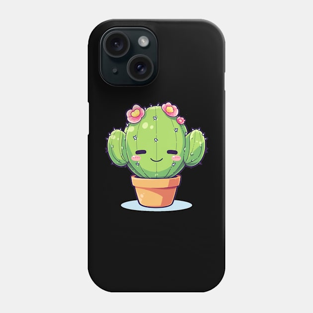 cute cactus Phone Case by lets find pirate