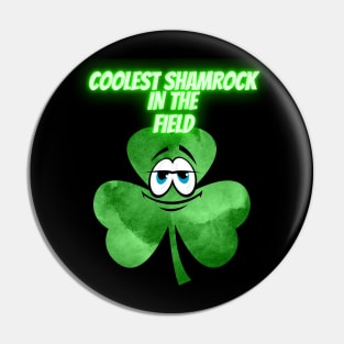 Saint Patrick's Day. Irish Proud.Coolest shamrock in the filed.Saint Patrick day gifts. Pin