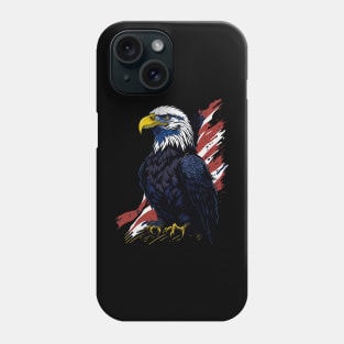 Patriotic Eagle 4th of July USA American Flag Phone Case