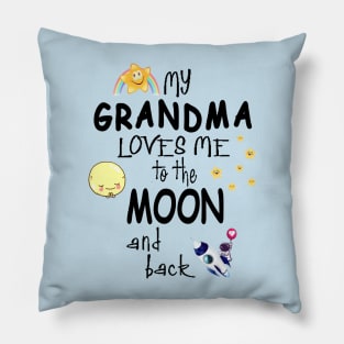 My Grandma Loves Me Pillow