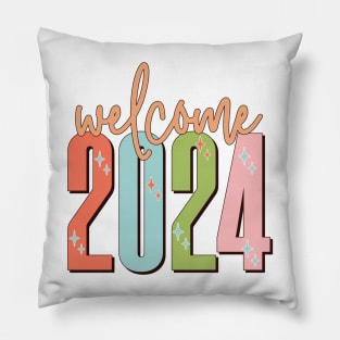 Welcome 2024 Pillow