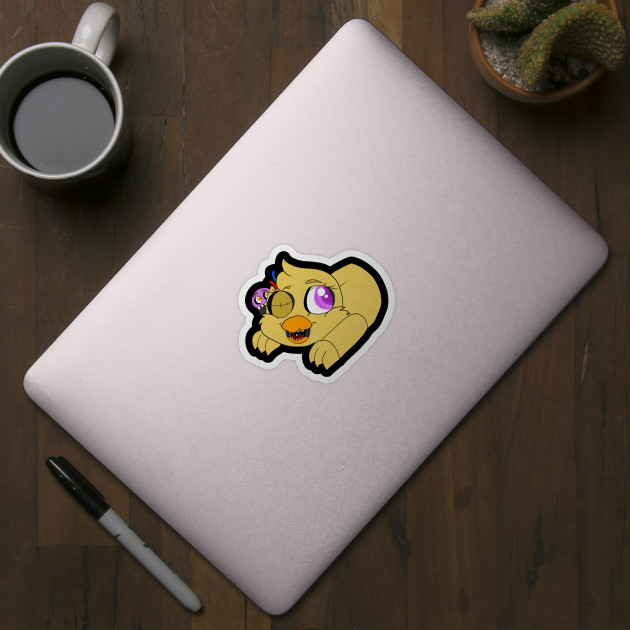 FNAF Nightmare Chica Sticker for Sale by ChocolateColors