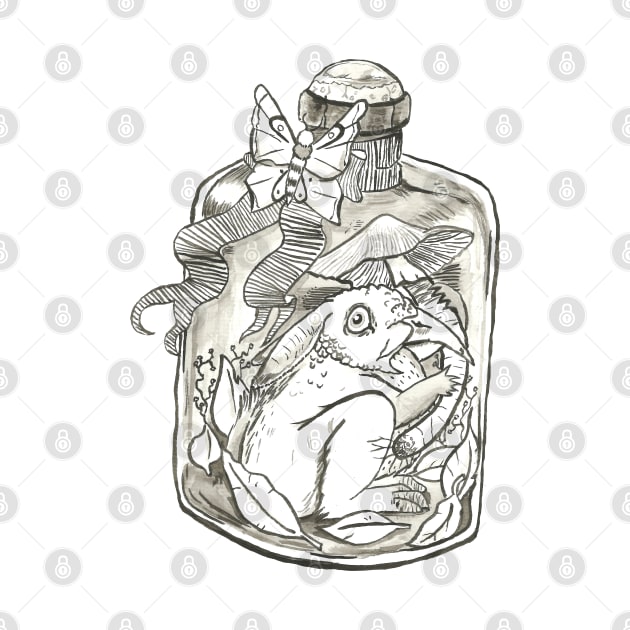 Fantastic Creature in a Jar by Créa'RiBo