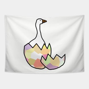 Goose Hatching from Easter Egg Tapestry
