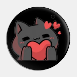 Kitty love Pin