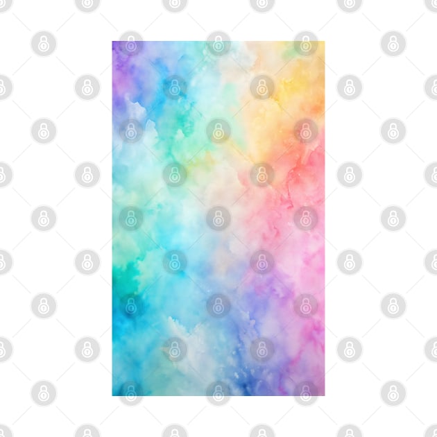 Pastel Colors Abstract Watercolor Pattern by craftydesigns