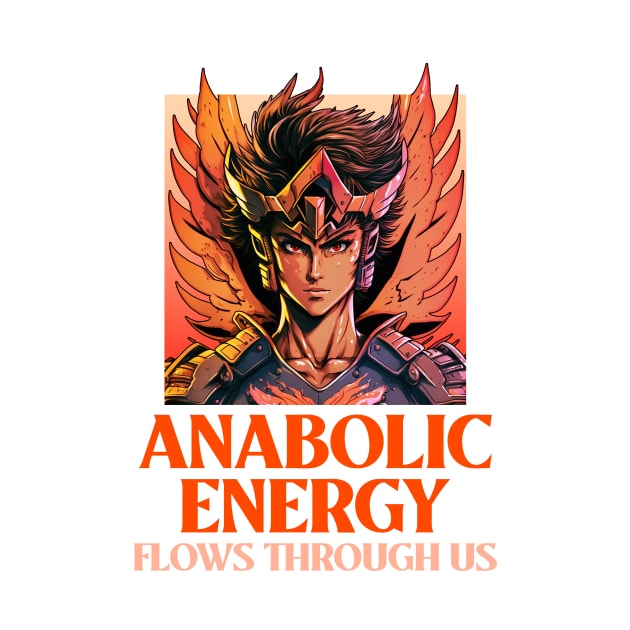 ANABOLIC ENERGY FLOWS THROUGH US - funny gym design by Thom ^_^