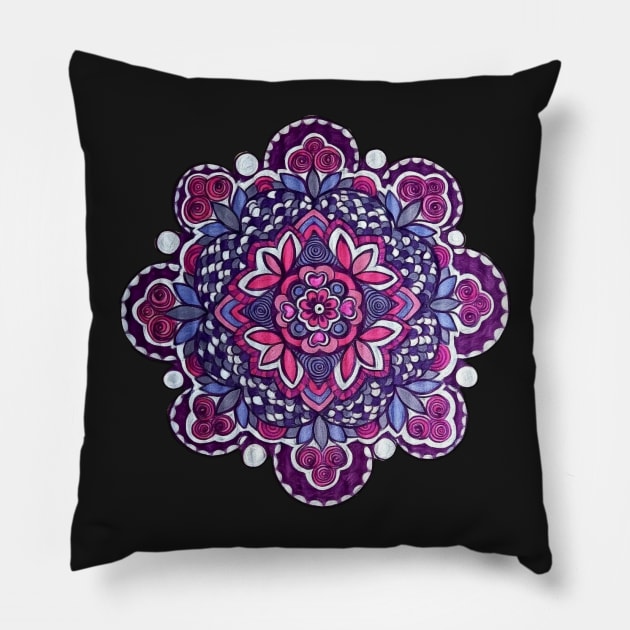 Love Mandala Pillow by AmeUmiShop