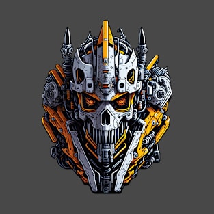 Mecha Skull S01 D76 T-Shirt