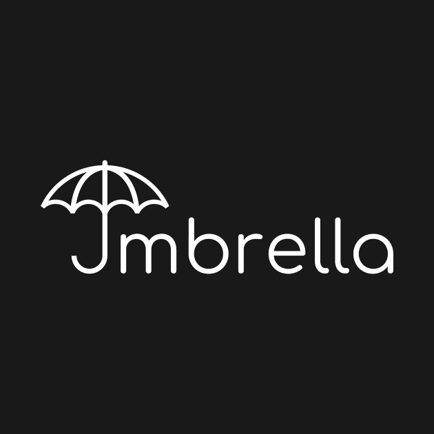 Umbrella Wordmark by vectorclothes