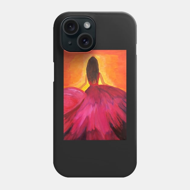 Princess at sunset Phone Case by LukjanovArt