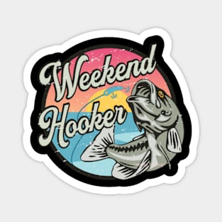 Weekend Hooker Alabama Fishing Magnet