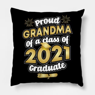 Proud Grandma of a 2021 Graduate Graduation Pillow