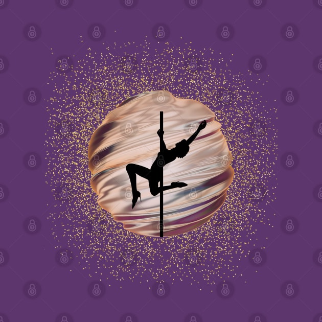 Pole Dancer In The Purple Sphere by LifeSimpliCity