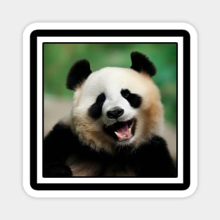 Laughing Panda Magnet