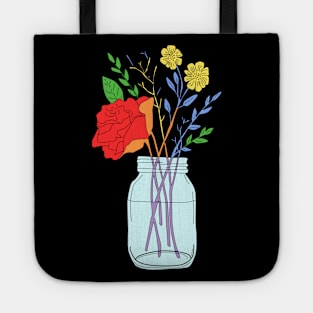 Gay Pride Flower Bouquet Tote