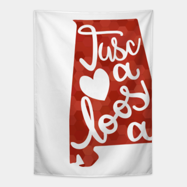 Tuscaloosa Alabama Map Crimson Tide Tuscaloosa Tapestry TeePublic