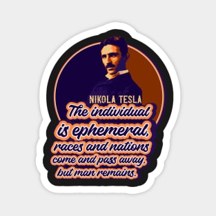 Tesla lovers quote, quotes by Nikola Tesla Magnet