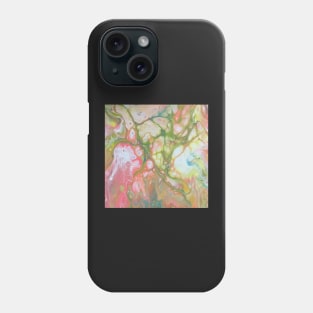 Pink and Green Abstract Phone Case