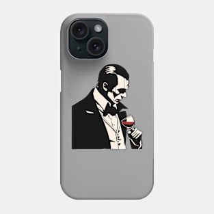 Elegant Dracula: Sip of Immortality Phone Case