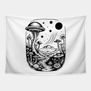 Planet of Ailens Tapestry