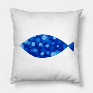 Blue fish Pillow