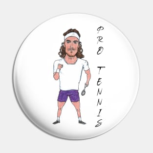 Stefanos Tsitsipas Pro Tennis Pin