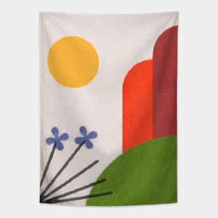 Flower Blossom Hills Tapestry