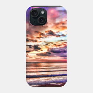 Colorful Sunset Over the Beach Phone Case