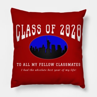 Class of 2020 - Red, Blue and White Colors Pillow