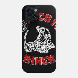Bitcoin Miner by Basement Mastermind Phone Case