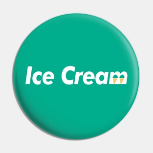Ice Cream (Green) Pin