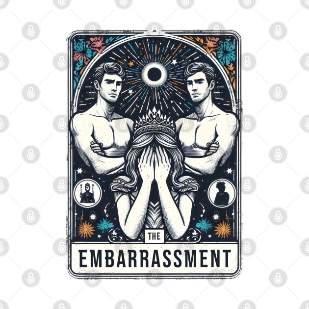 The Embarrassment Shy Empress Funny Tarot Card Pun Horoscope by Nature Exposure