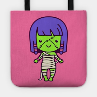 Cute Kawaii Mummy Girl Cartoon Tote