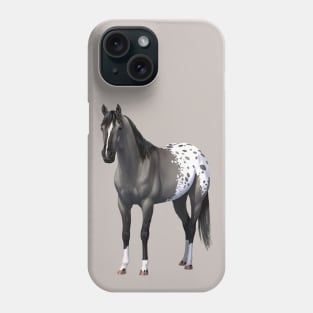 Gray Quarter Horse Grulla Appaloosa Stallion Phone Case