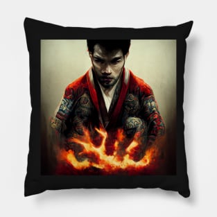 Yakuza in Flames - best selling Pillow