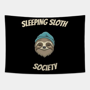 Sleeping Sloth Society Tapestry