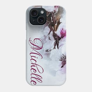 Cherry Blossom Designer Artwork Name Michelle Phone Case